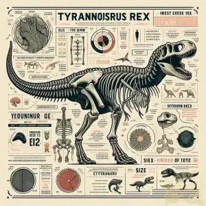 Tyrannosaurus-Rex infographic