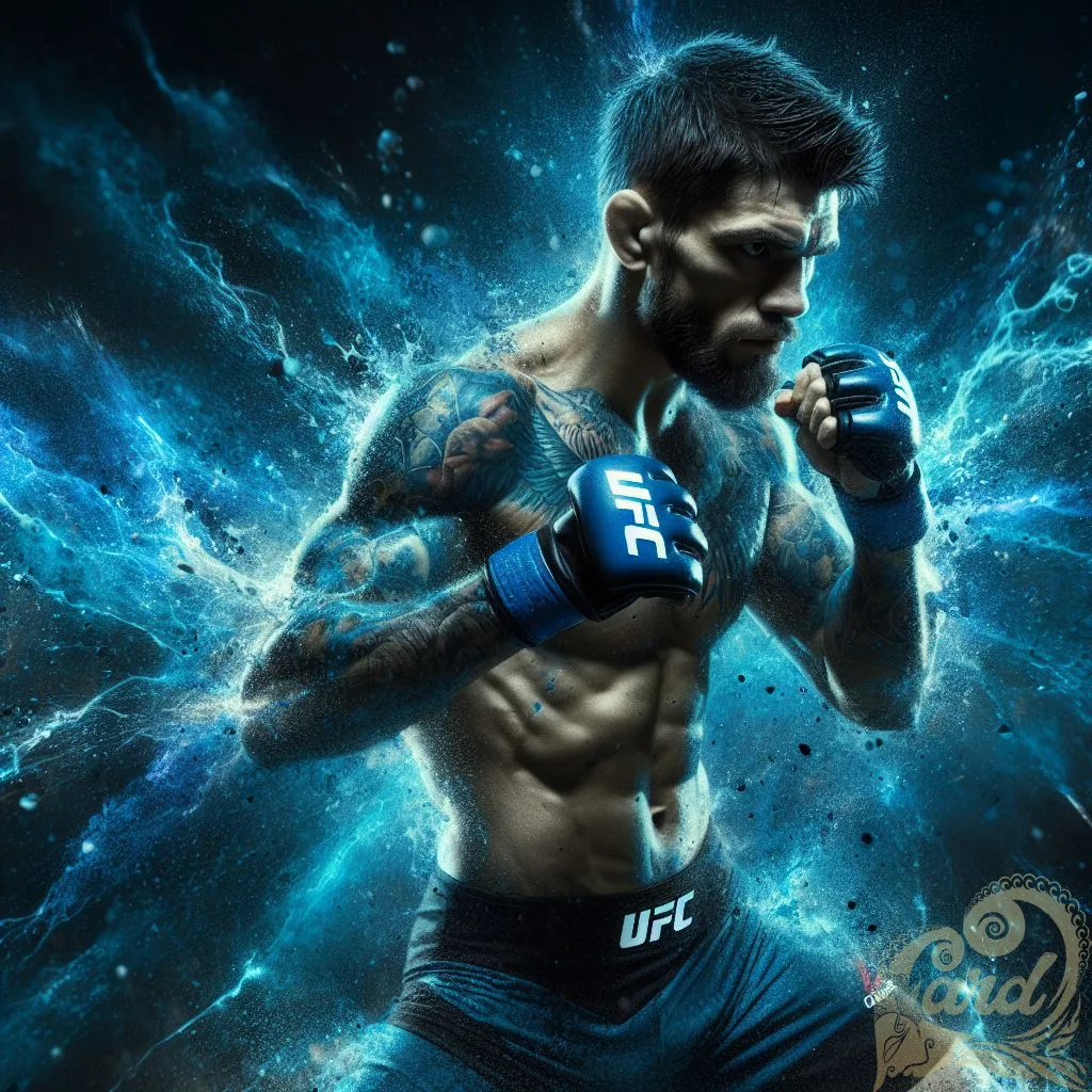 UFC fighter blue energy