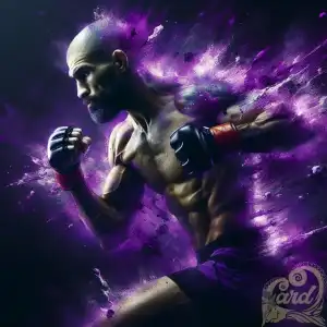 UFC fighter purple energy