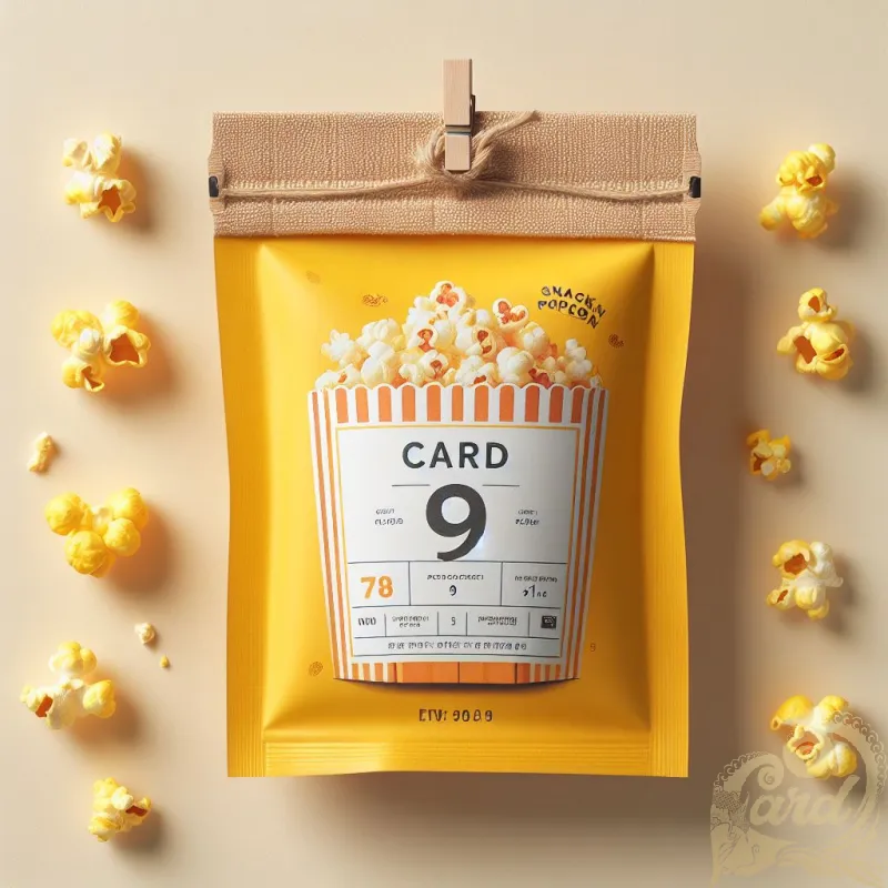 Vibrant CARD9 Popcorn Bag
