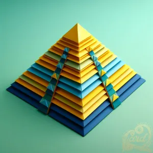 Vibrant Layered Pyramid