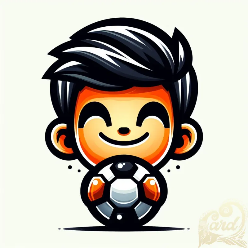 Vibrant Soccer Player