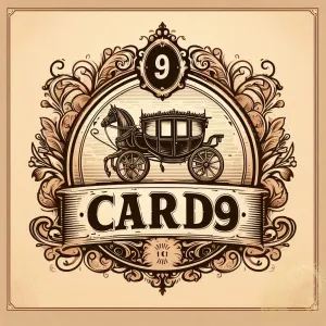 Vintage CARD9 Carriage Emblem