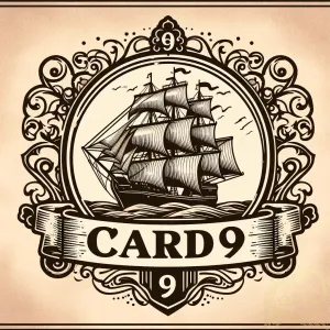 Vintage CARD9 Ship Emblem