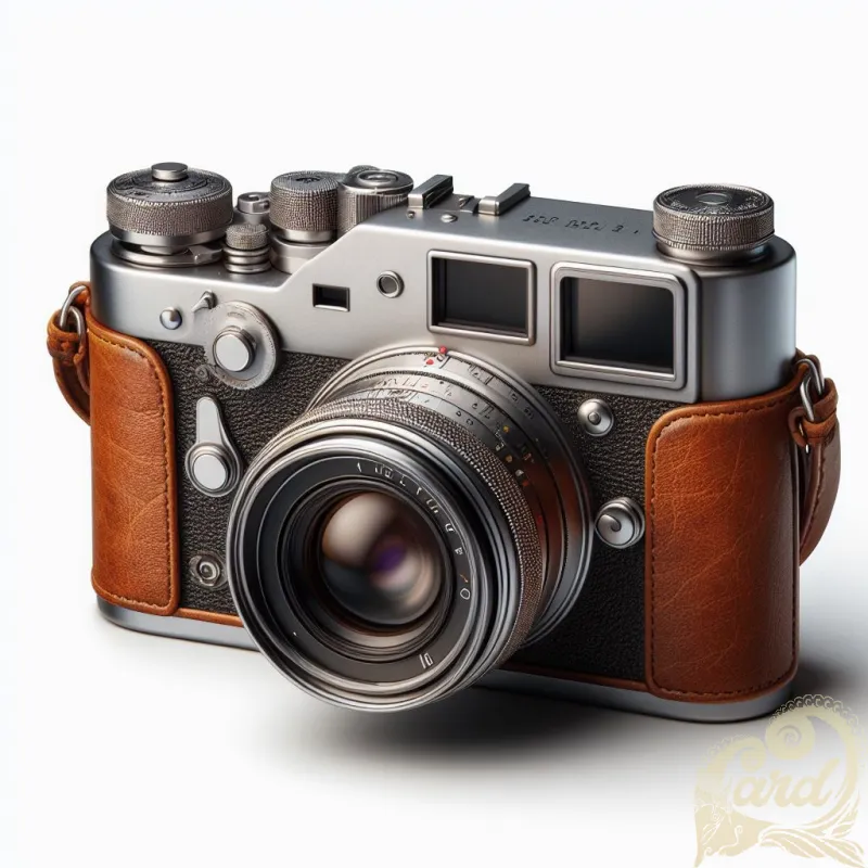 Vintage Leather-Strap Camera