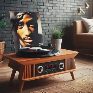 Vinyl Player wtih Tupac