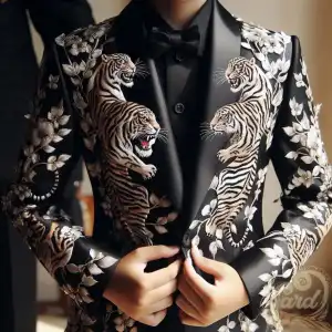 wedding suit tiger