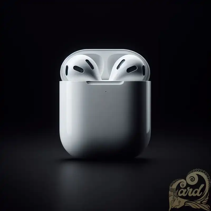 white Apple Airpod