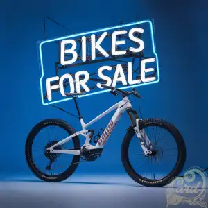 White-colored bike for sale