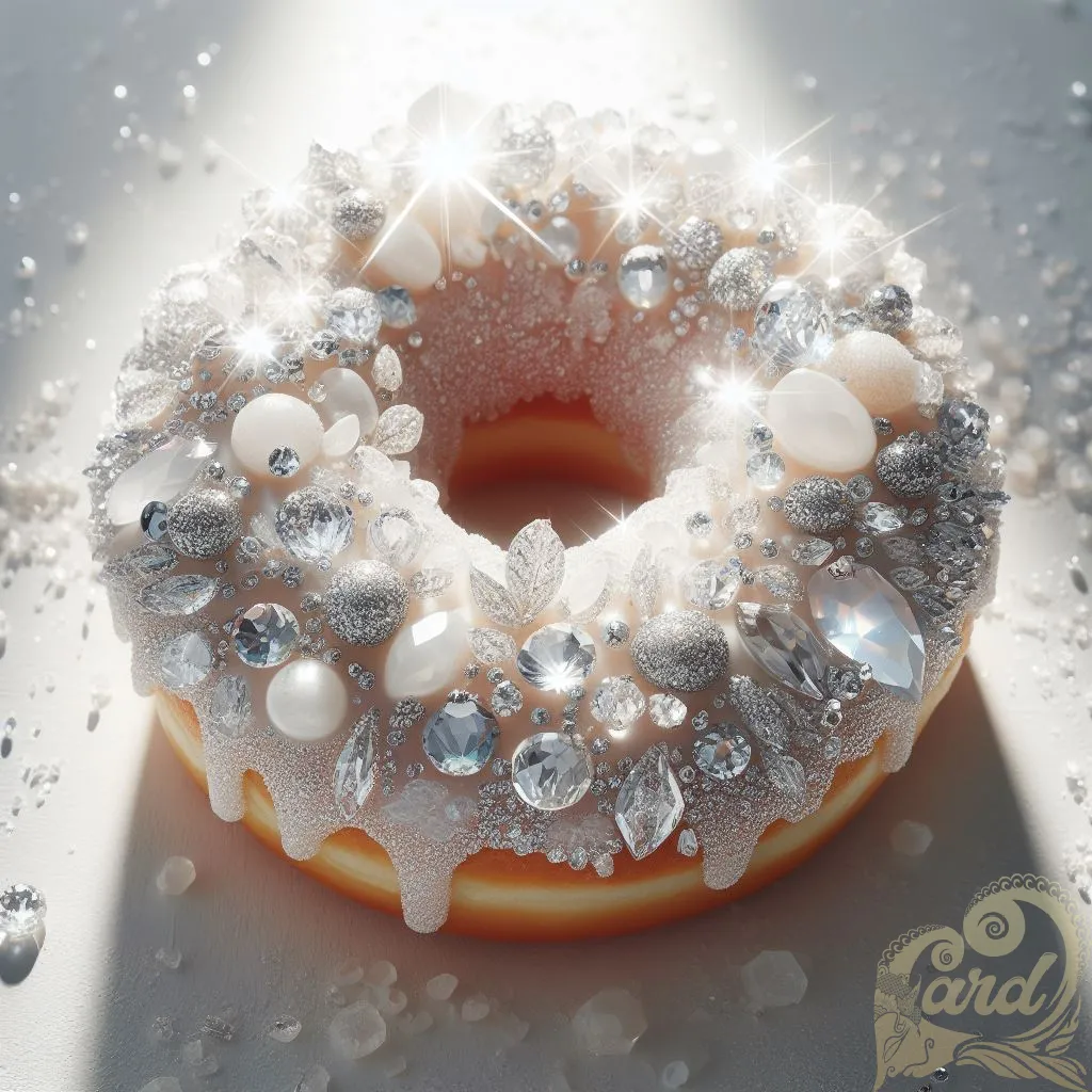 white crystal donut
