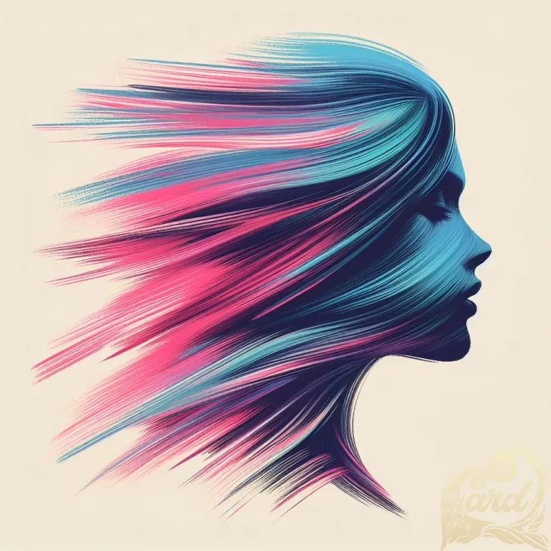 Woman’s Silhouette in Gradient