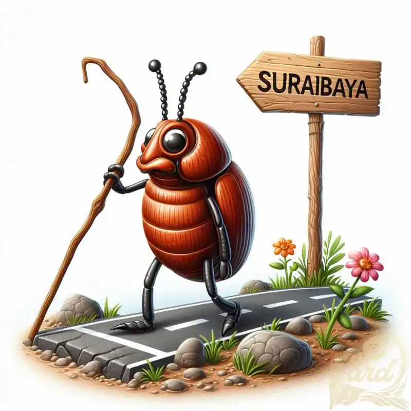 wooden sign beetle