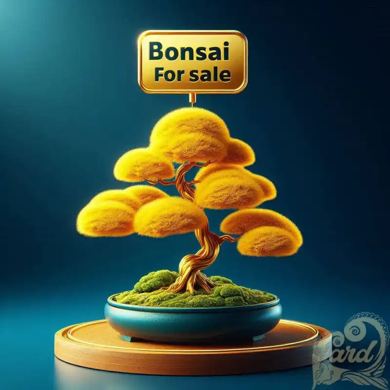 Yellow Bonsai Poster