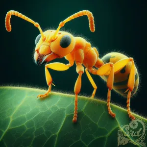 Yellow Crazy Ant Macro