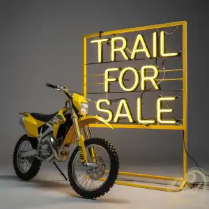Yellow dirt bike for sale