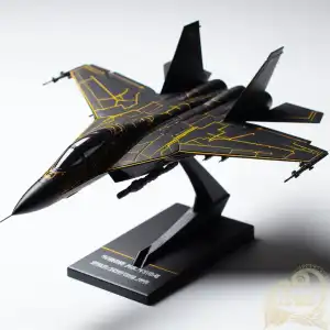 yellow fighter jet