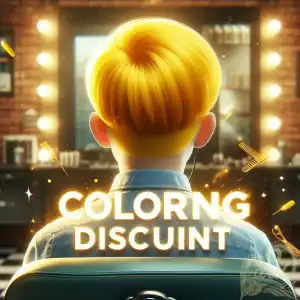 Yellow Hair Dye Poster