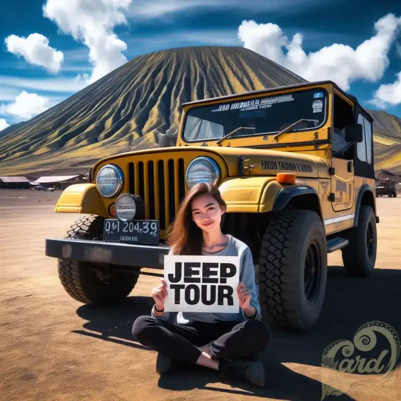 Yellow Jeep Tour Bromo