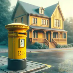 Yellow Postal box