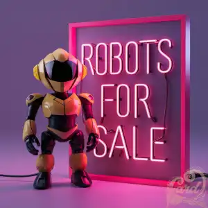 Yellow toy robot for sale