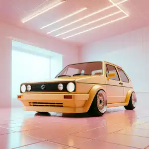 yellow Volkswagen